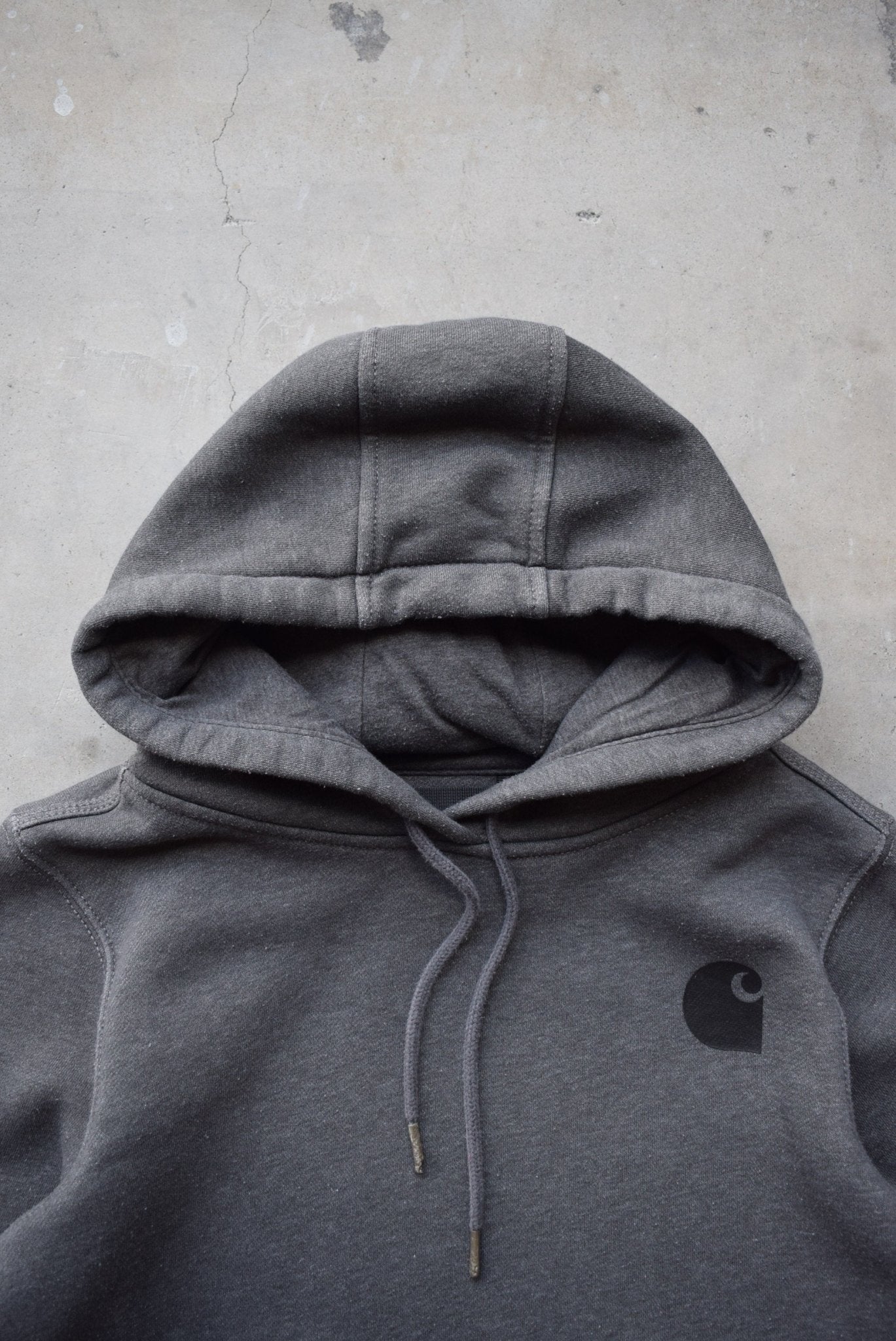 Carhartt Charcoal Workwear Hoodie — 2000s (XS) - Retrospective Store