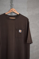 Carhartt Classic Logo Pocket Tee — 2000s (XXL) - Retrospective Store