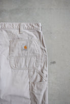 Carhartt Cream Carpenter Pants — 2000s (36) - Retrospective Store