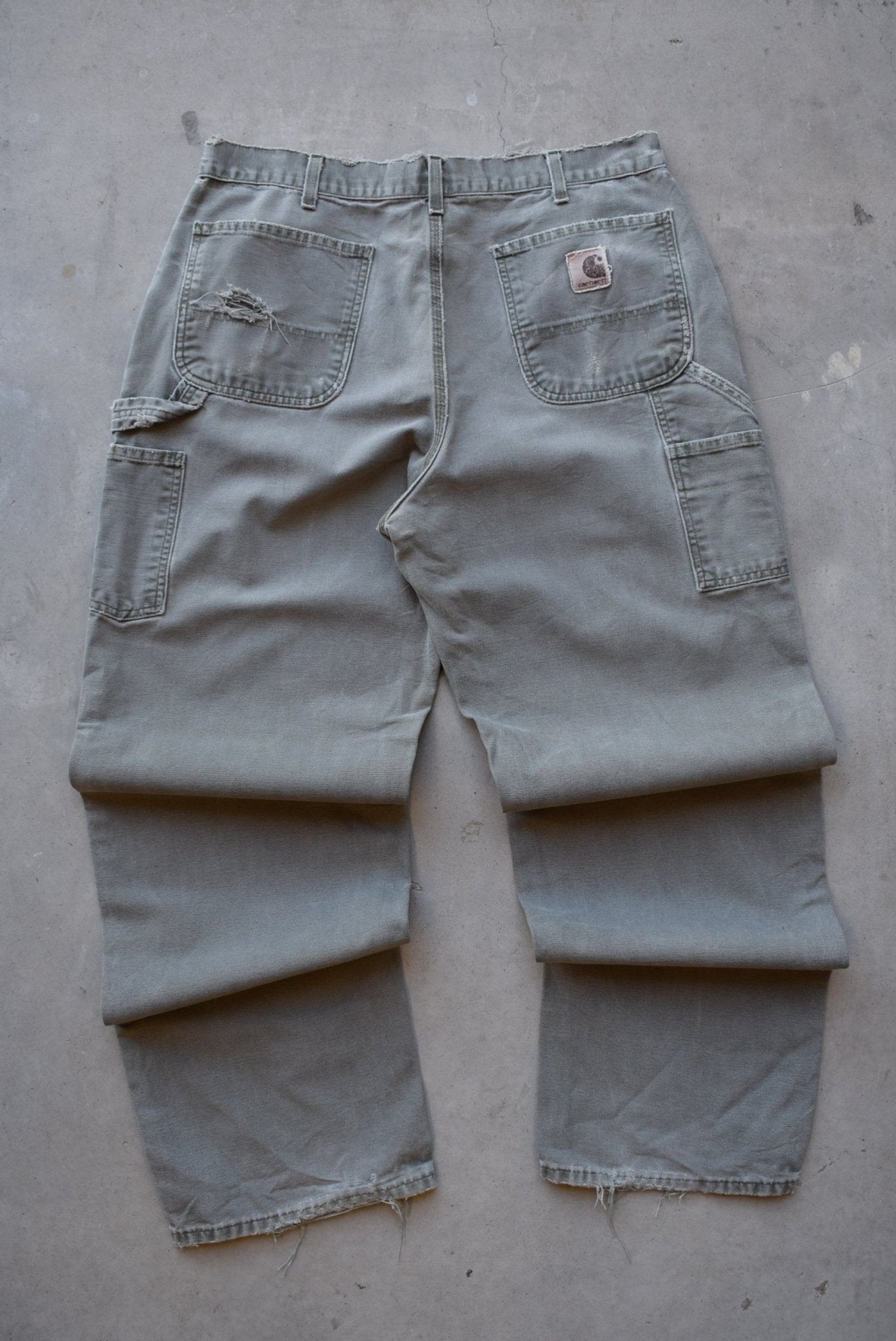 Carhartt Green Carpenter Pants — 2000s (36) - Retrospective Store