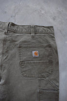 Carhartt Green Carpenter Shorts — 2000s (38) - Retrospective Store