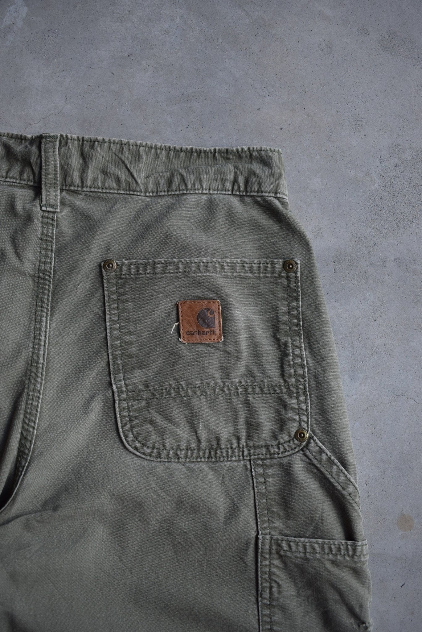 Carhartt Green Double-Knee Carpenter Pants — 2000s (29) - Retrospective Store