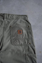 Carhartt Green Double-Knee Carpenter Pants — 2000s (29) - Retrospective Store