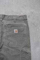 Carhartt Green Double-Knee Carpenter Pants — 2000s (34) - Retrospective Store
