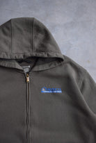 Carhartt Green Embroidered Full-Zip Hoodie — 2000s (XL/XXL) - Retrospective Store