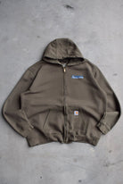 Carhartt Green Embroidered Full-Zip Hoodie — 2000s (XL/XXL) - Retrospective Store