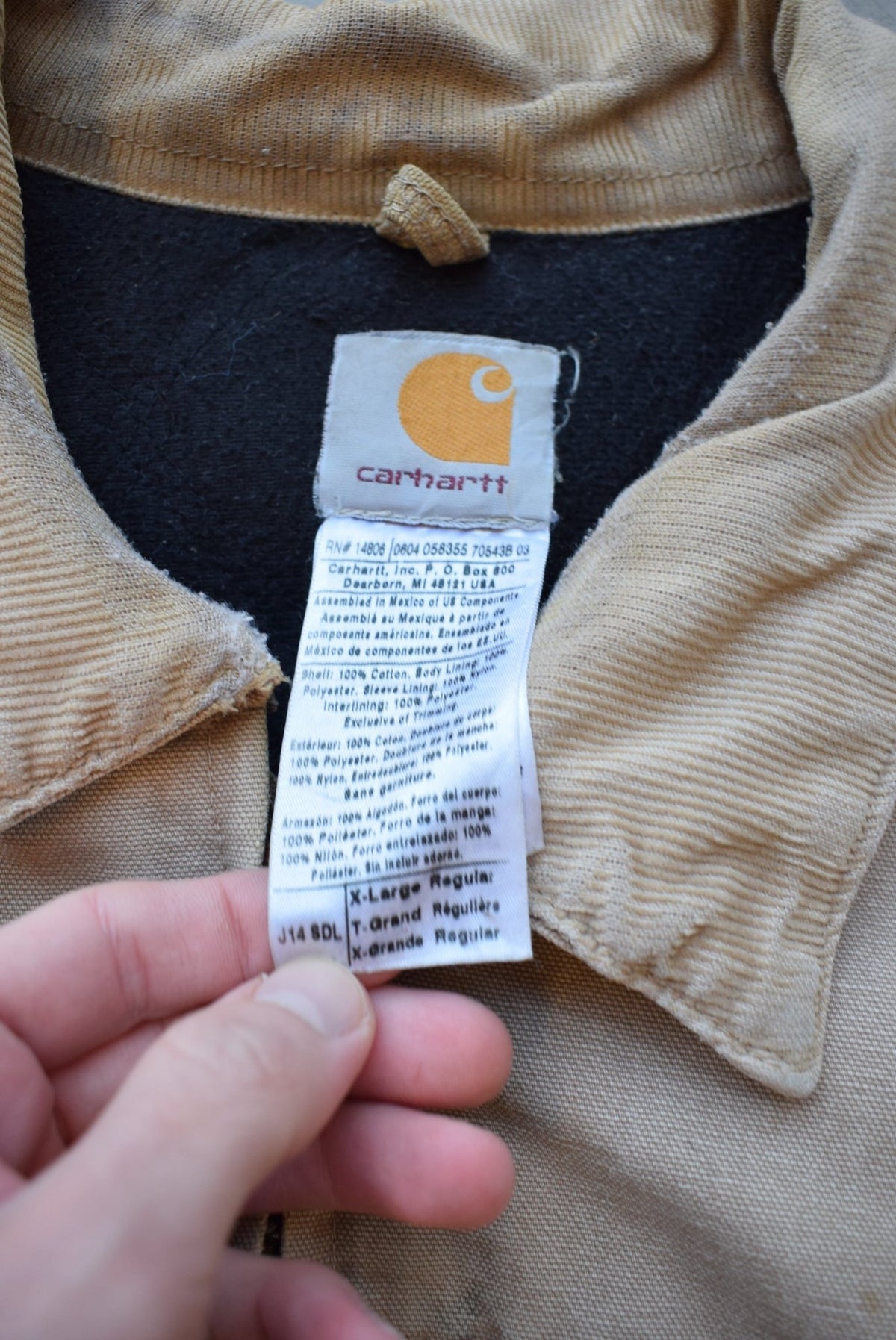 Carhartt 'Santa Fe' Tan Workwear Heavyweight Jacket — 1990s (XL) - Retrospective Store