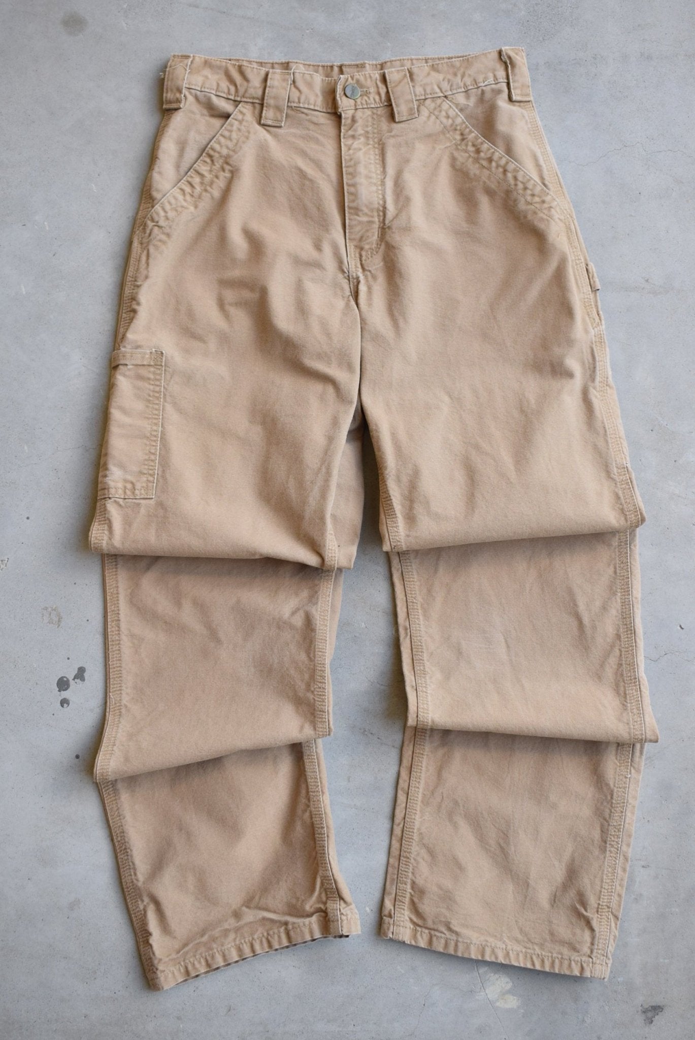 Carhartt Tan Carpenter Pants — 2000s (29) - Retrospective Store