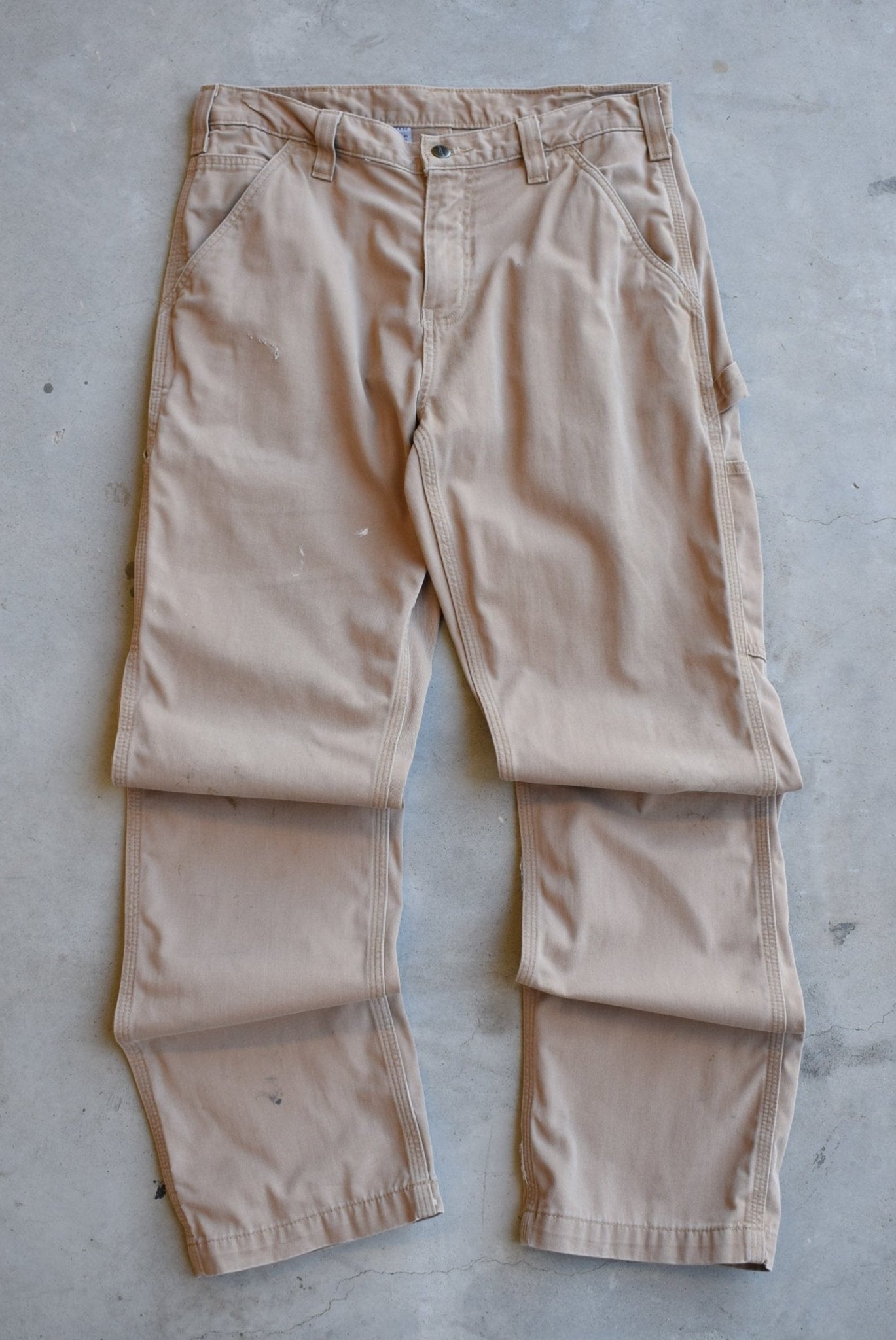 Carhartt Tan Carpenter Pants — 2000s (32) - Retrospective Store