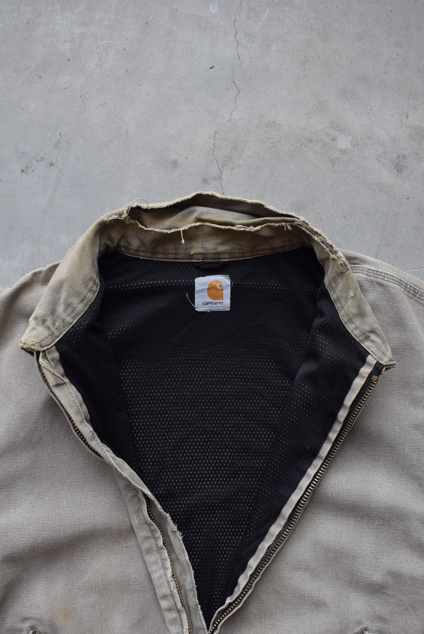Carhartt Tan Heavyweight Workwear Jacket — 1990s (XL) - Retrospective Store
