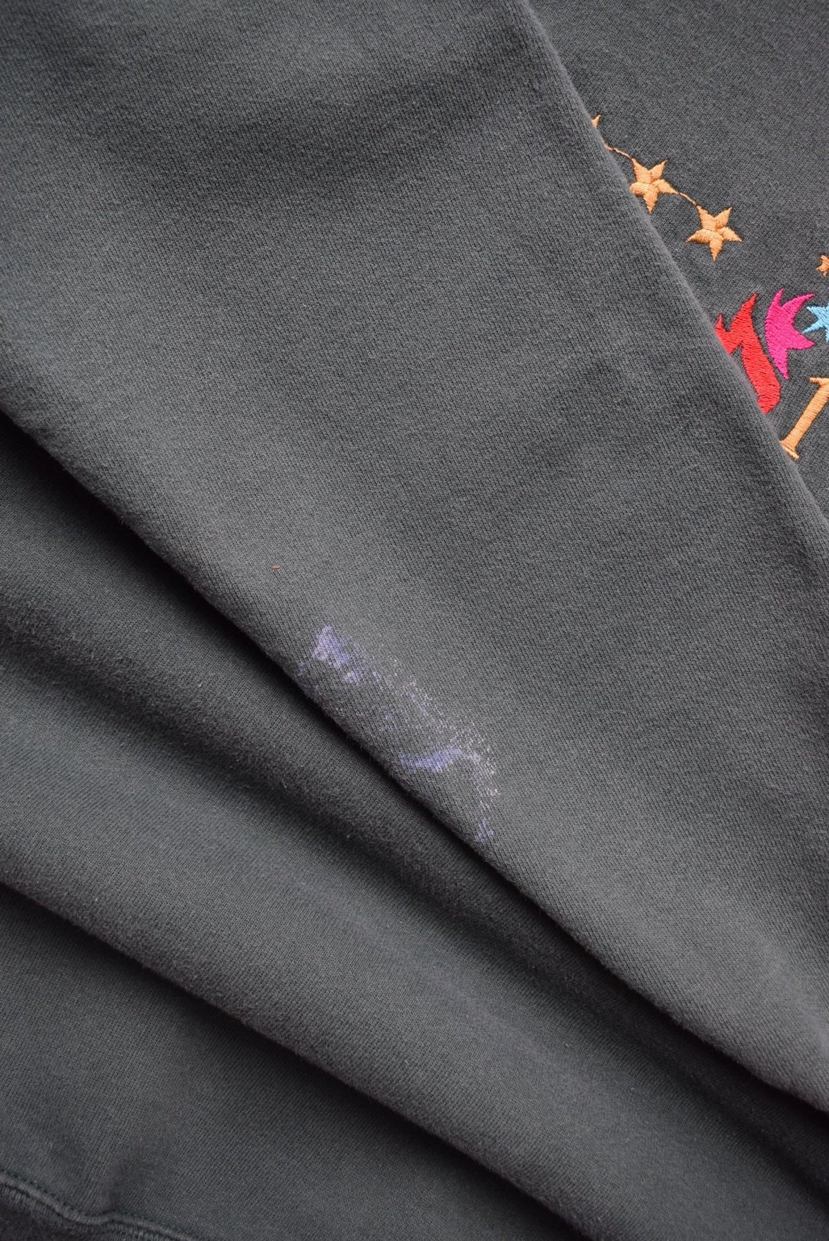 Champion x Atlanta Olympics Green Embroidered Spellout Crewneck — 1996 (M) - Retrospective Store