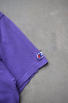 Champion x NBA Los Angeles Lakers Basketball Purple Graphic Tee — 1990s (L) - Retrospective Store