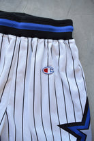 Champion x NBA Orlando Magic White Basketball Shorts — 1990s (S) - Retrospective Store