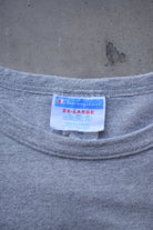 Champion x University of Michigan Grey Spellout Tee — 1990s (XXL) - Retrospective Store