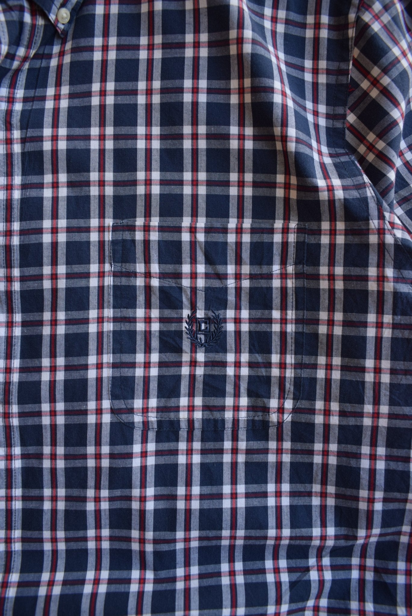 Chaps Ralph Lauren Cropped Button Up — 2000s (L) - Retrospective Store