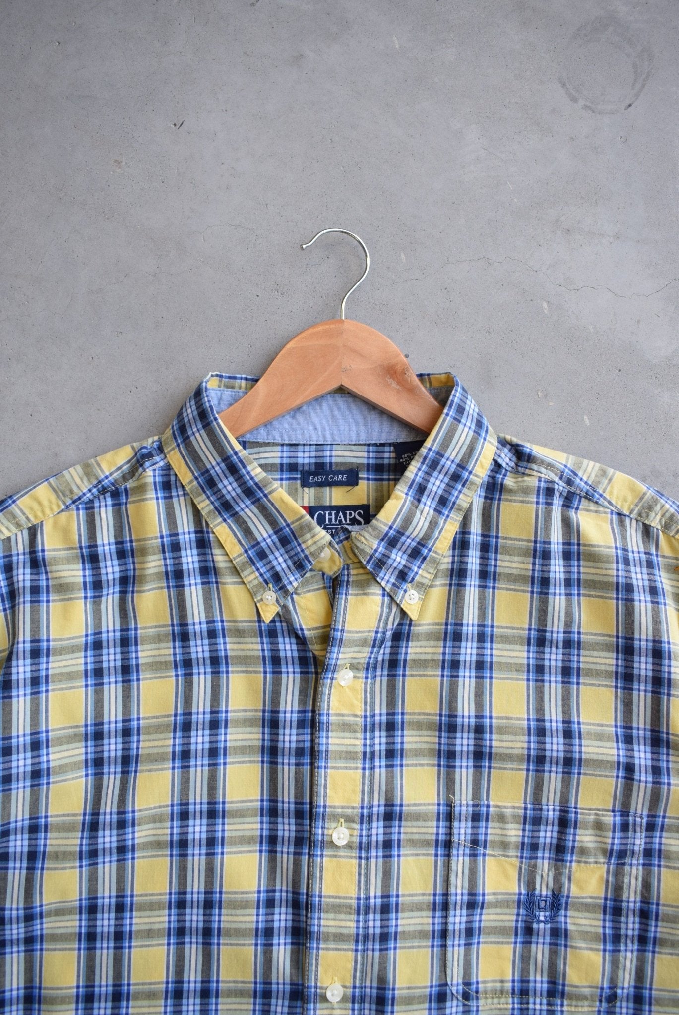 Chaps Ralph Lauren Cropped Button Up — 2000s (XXL) - Retrospective Store