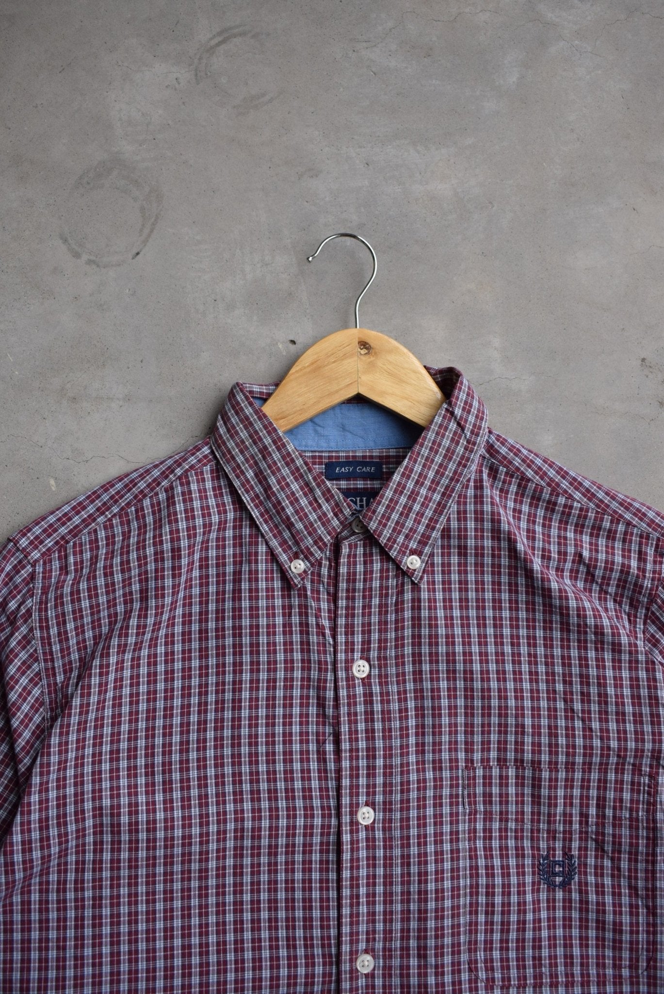 Chaps Ralph Lauren Cropped Long Sleeve Button Up — 2000s (M) - Retrospective Store