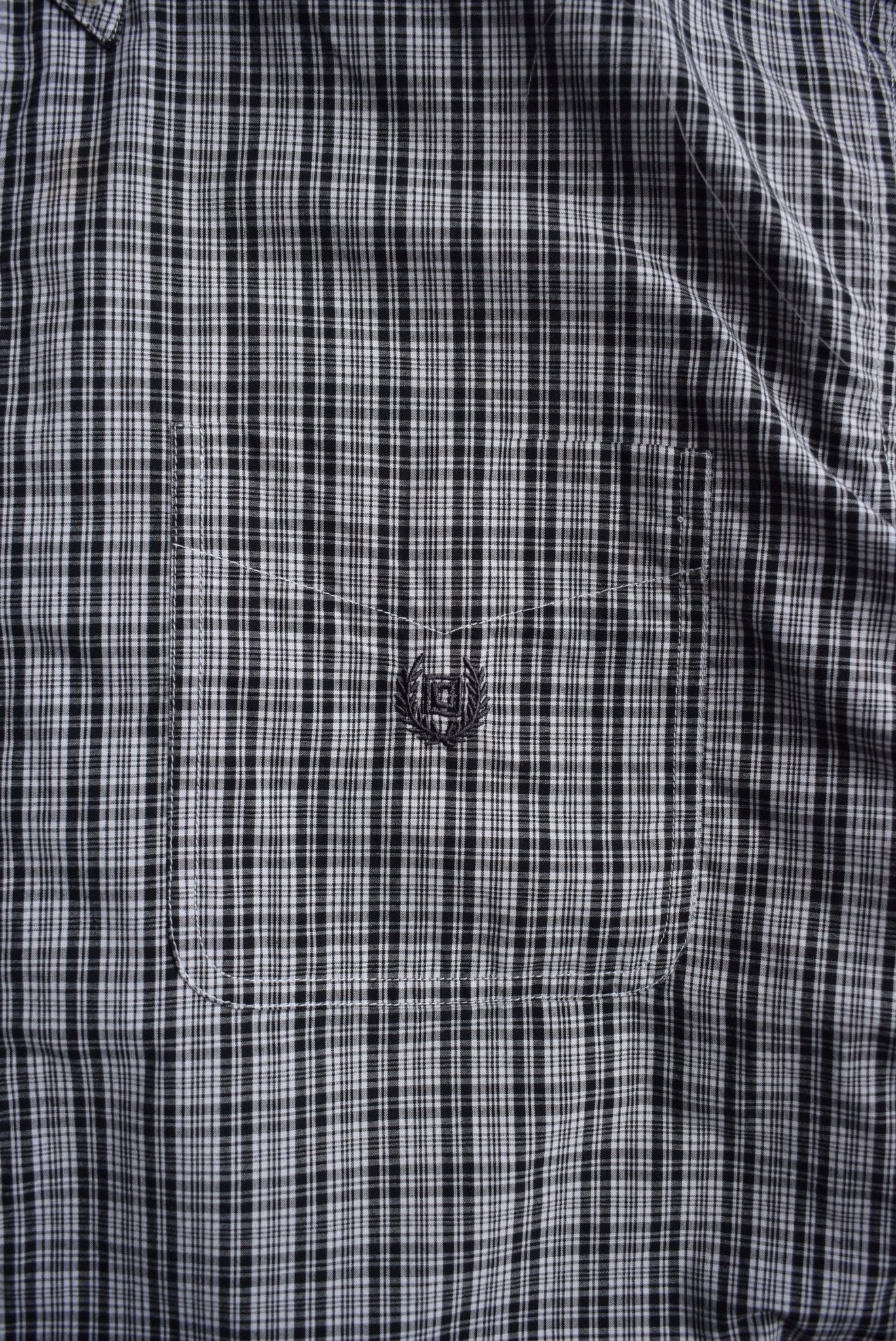 Chaps Ralph Lauren Cropped Long Sleeve Button Up — 2000s (XXL) - Retrospective Store