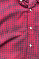 Chaps Ralph Lauren Red Cropped Long Sleeve Button Up — 2000s (XXL) - Retrospective Store