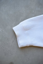 Chaps Ralph Lauren White Embroidered Spellout Crewneck — 2000s (L) - Retrospective Store