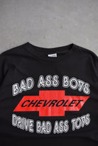 Chevrolet 'Bad Ass' Black Graphic Tee — 1990s (XL) - Retrospective Store
