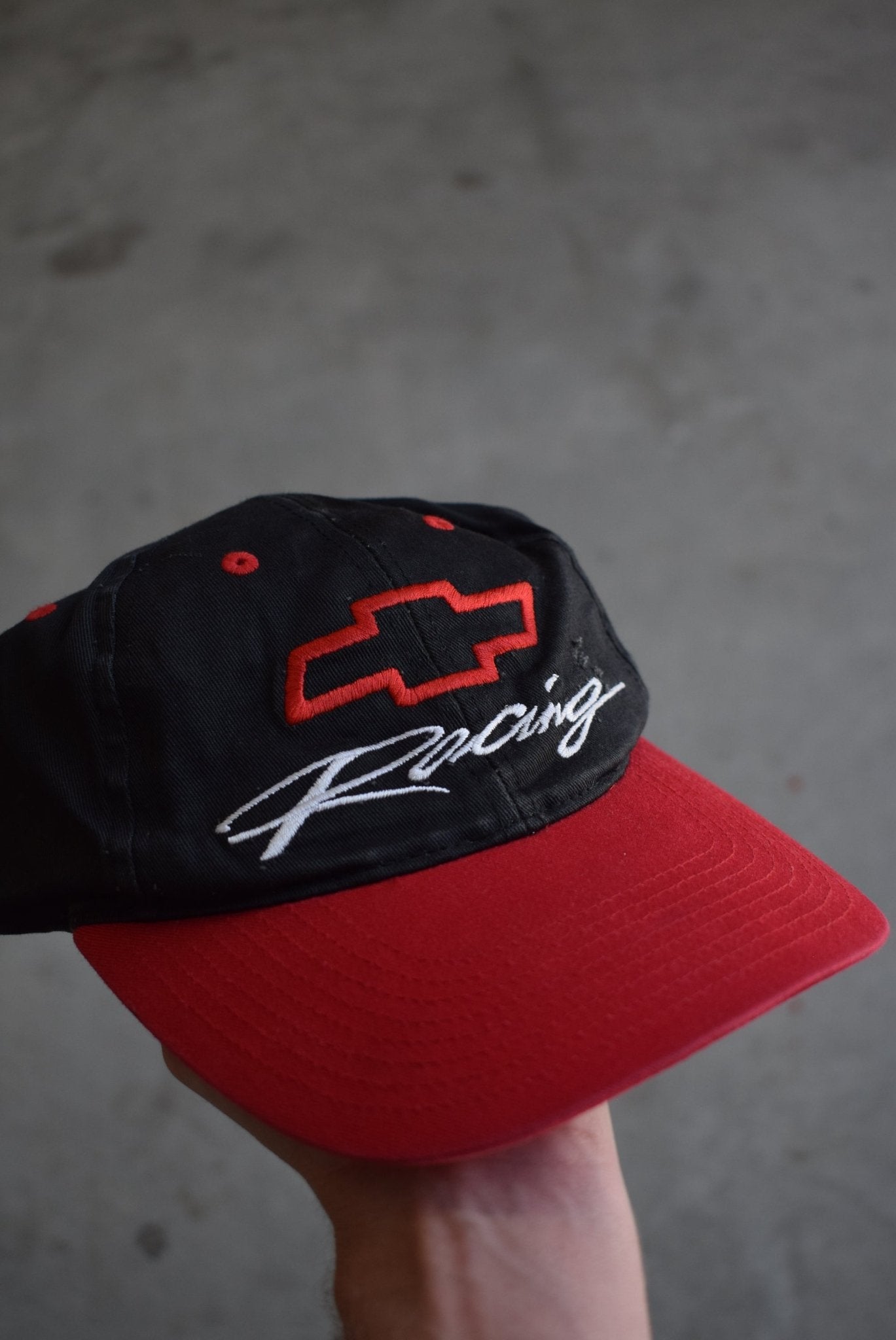 Chevrolet Racing Embroidered Hat — 1990s - Retrospective Store