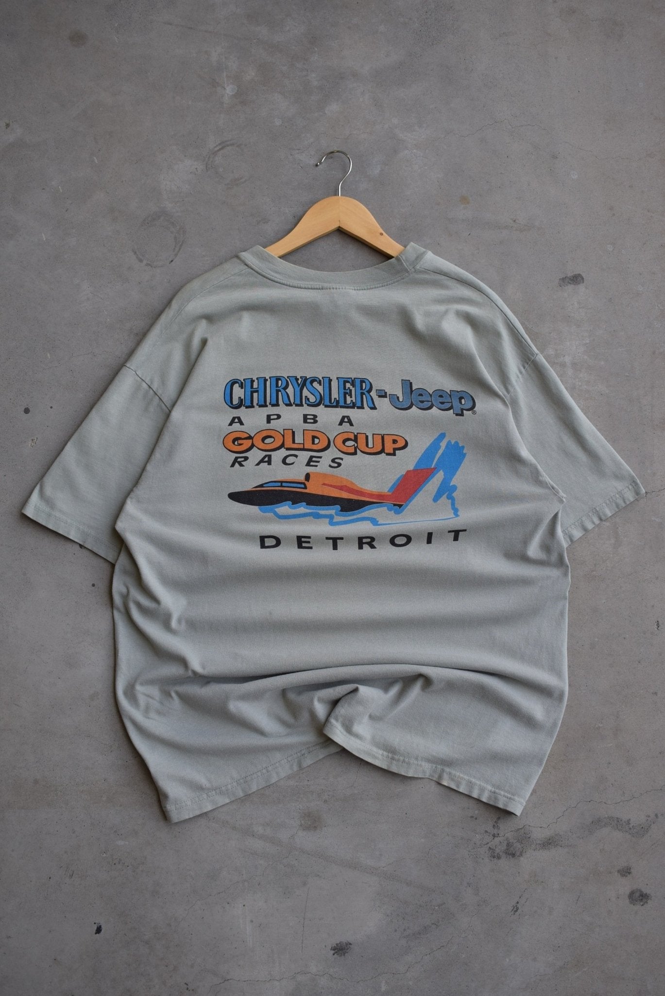 Chrysler x Jeep Detroit Racing Tee — 2000s (XL) - Retrospective Store