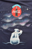 Coca-Cola Navy Graphic Tee — 1994 (XL) - Retrospective Store