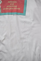 Coca Cola White Graphic Tee — 1995 (XL) - Retrospective Store