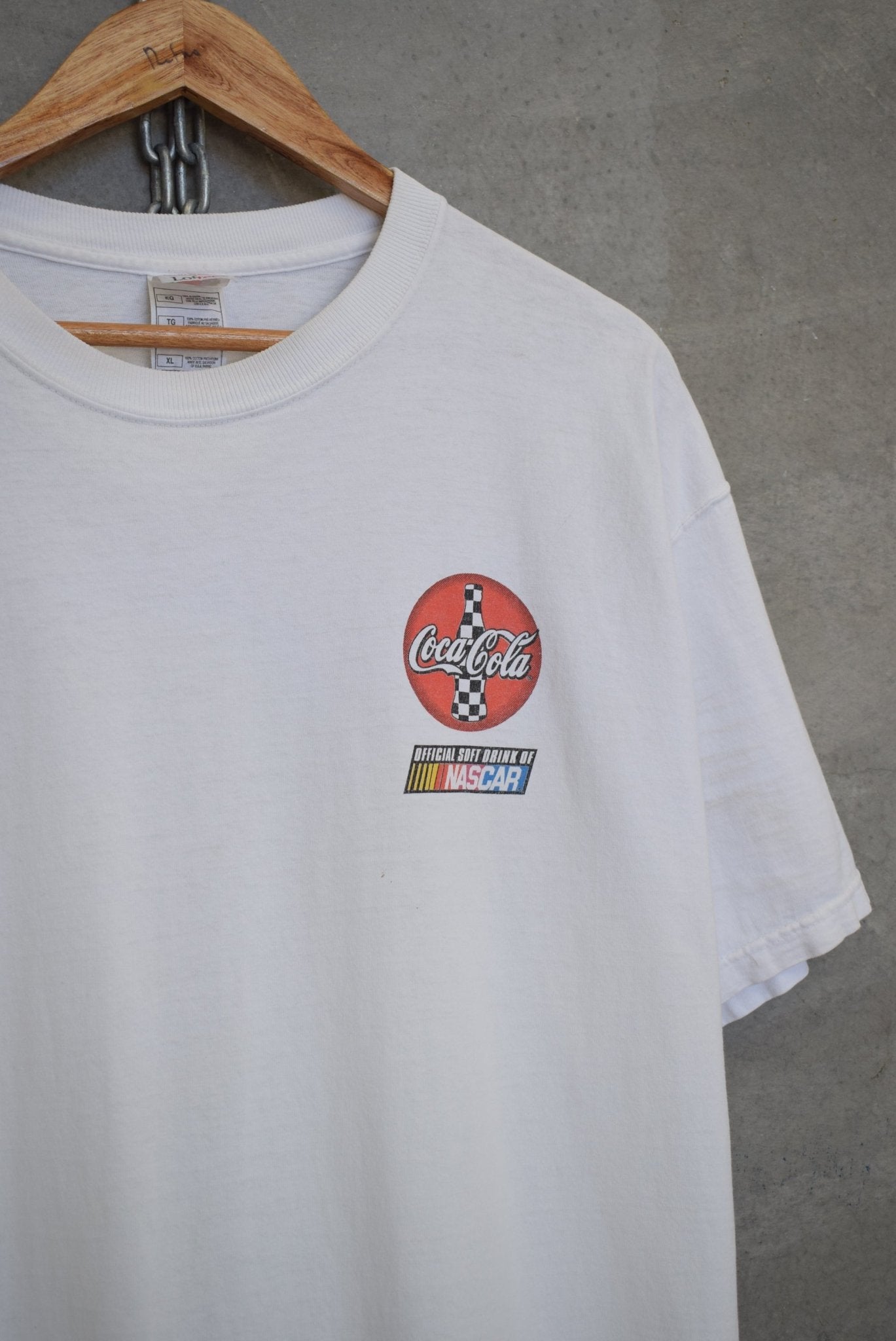 Coca - Cola X NASCAR Racing Tee — 2000s (L/XL) - Retrospective Store