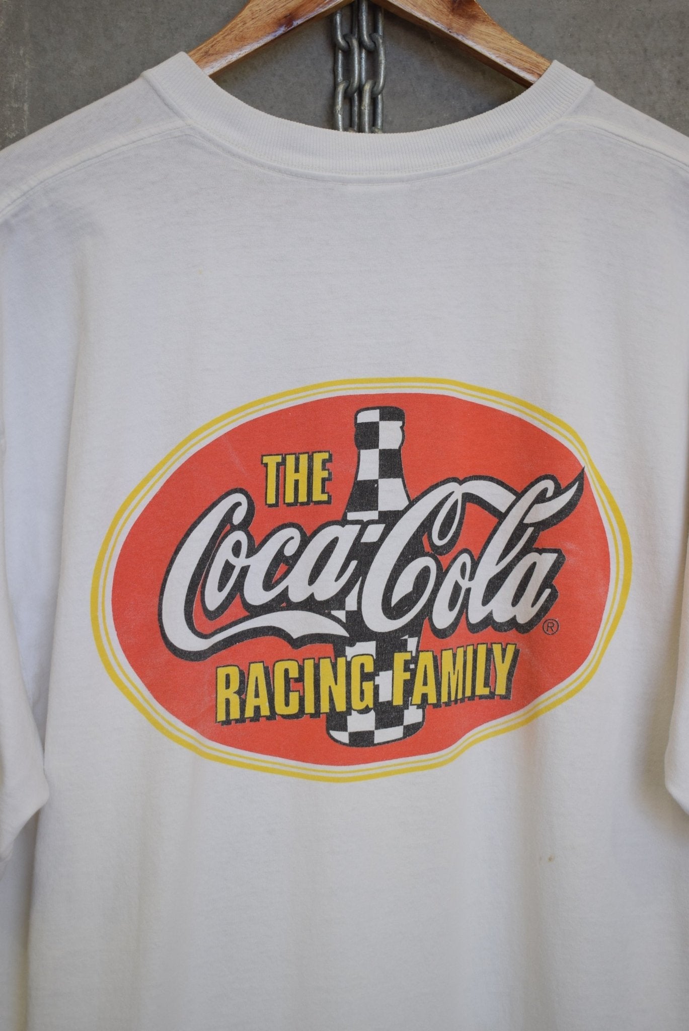 Coca - Cola X NASCAR Racing Tee — 2000s (L/XL) - Retrospective Store