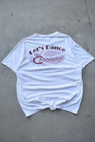 College of Charleston Basketball White Graphic Tee — 1998 (XL) - Retrospective Store