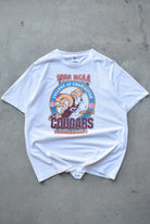 College of Charleston Basketball White Graphic Tee — 1998 (XL) - Retrospective Store