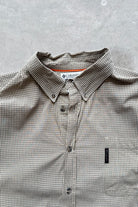 Columbia Brown Cropped Long Sleeve Button Up — 2000s (XXL) - Retrospective Store