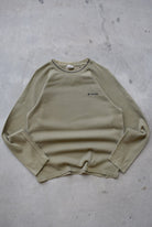 Columbia Green Embroidered Long Sleeve Spellout Tee — 2000s (M/L) - Retrospective Store
