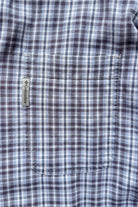 Columbia Grey Cropped Long Sleeve Button Up — 2000s (L) - Retrospective Store