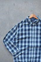Croft & Barrow Navy Long Sleeve Button Up — 2000s (XL) - Retrospective Store