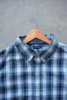 Croft & Barrow Navy Long Sleeve Button Up — 2000s (XL) - Retrospective Store