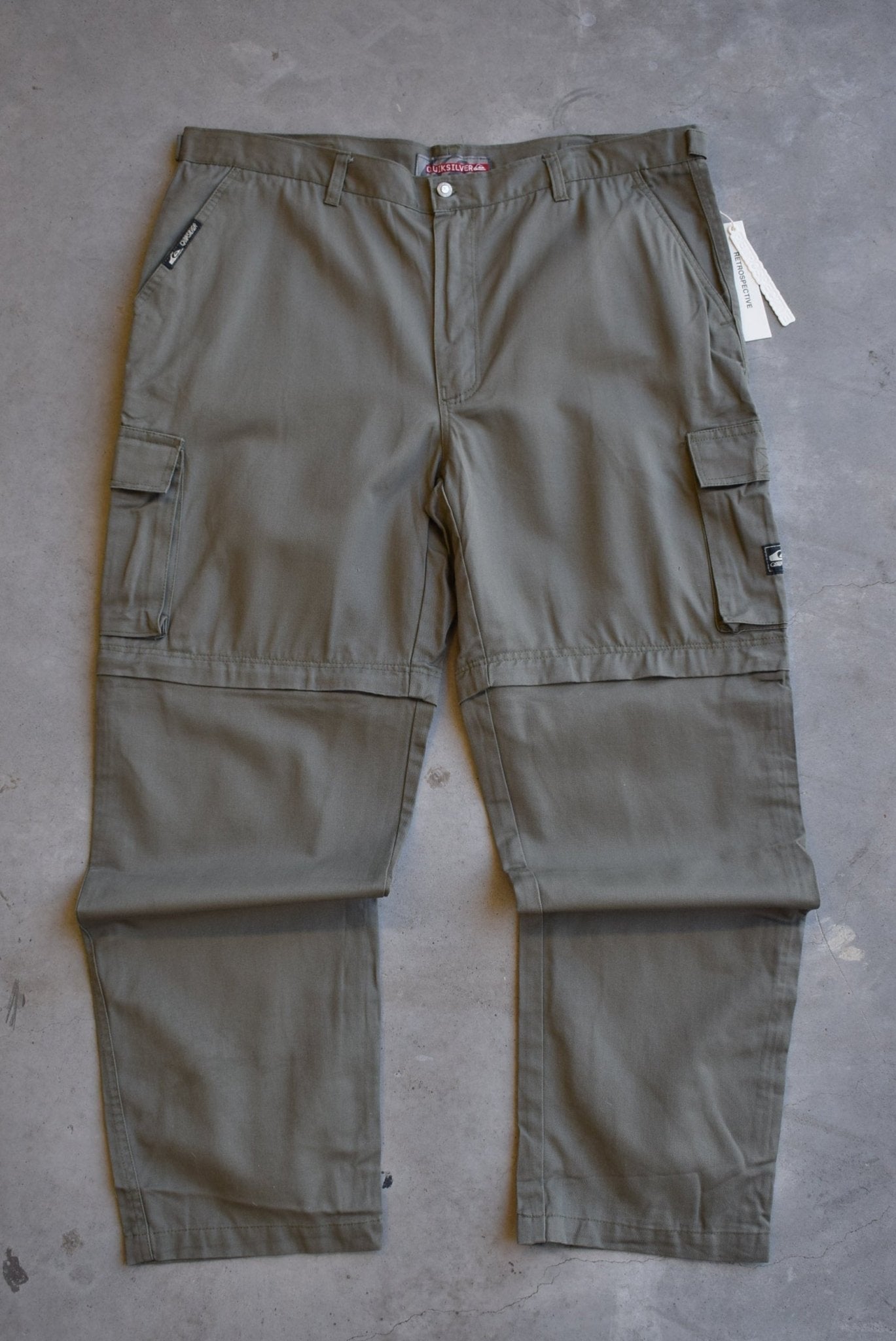 *Deadstock* Quiksilver Zip - Off Pants — 2000s (40) - Retrospective Store