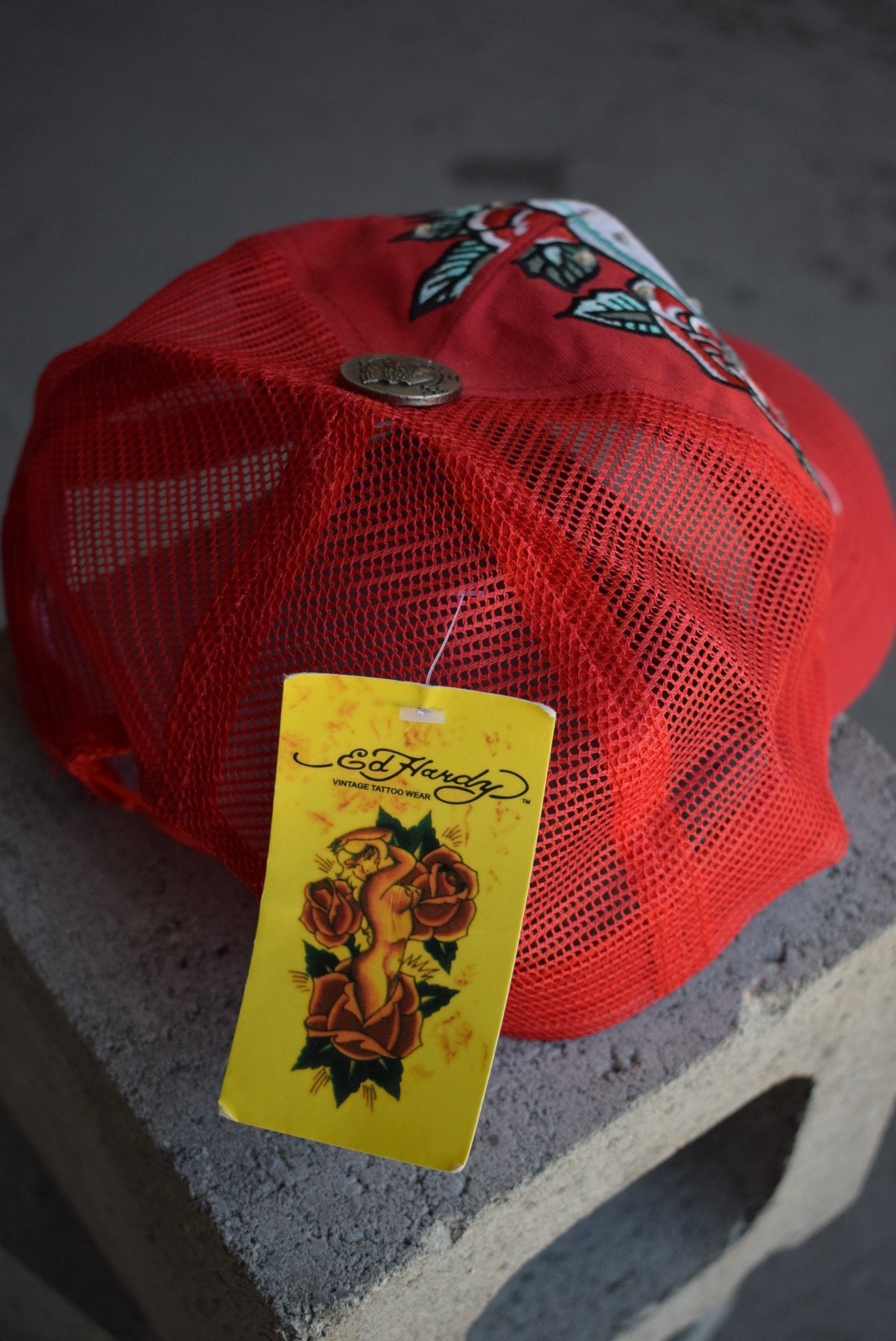 *Deadstock* Vintage Ed Hardy Embroidered Hat - Retrospective Store