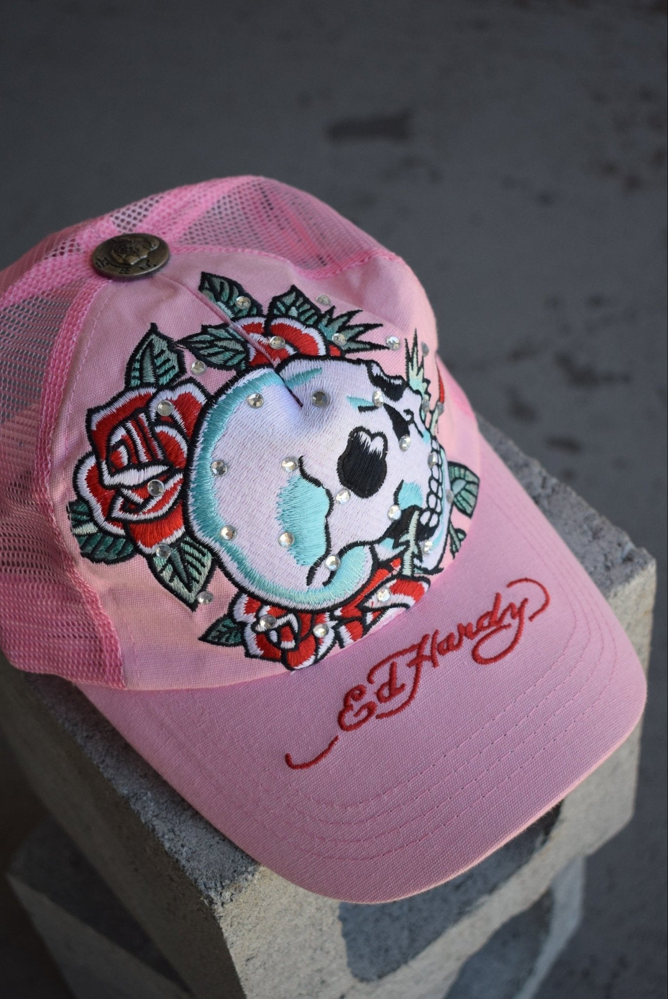 *Deadstock* Vintage Ed Hardy Embroidered Hat - Retrospective Store