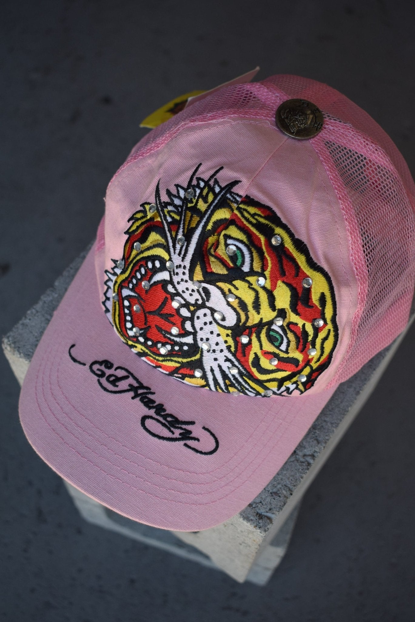 *Deadstock* Vintage Ed Hardy Embroidered Hat - Retrospective Store