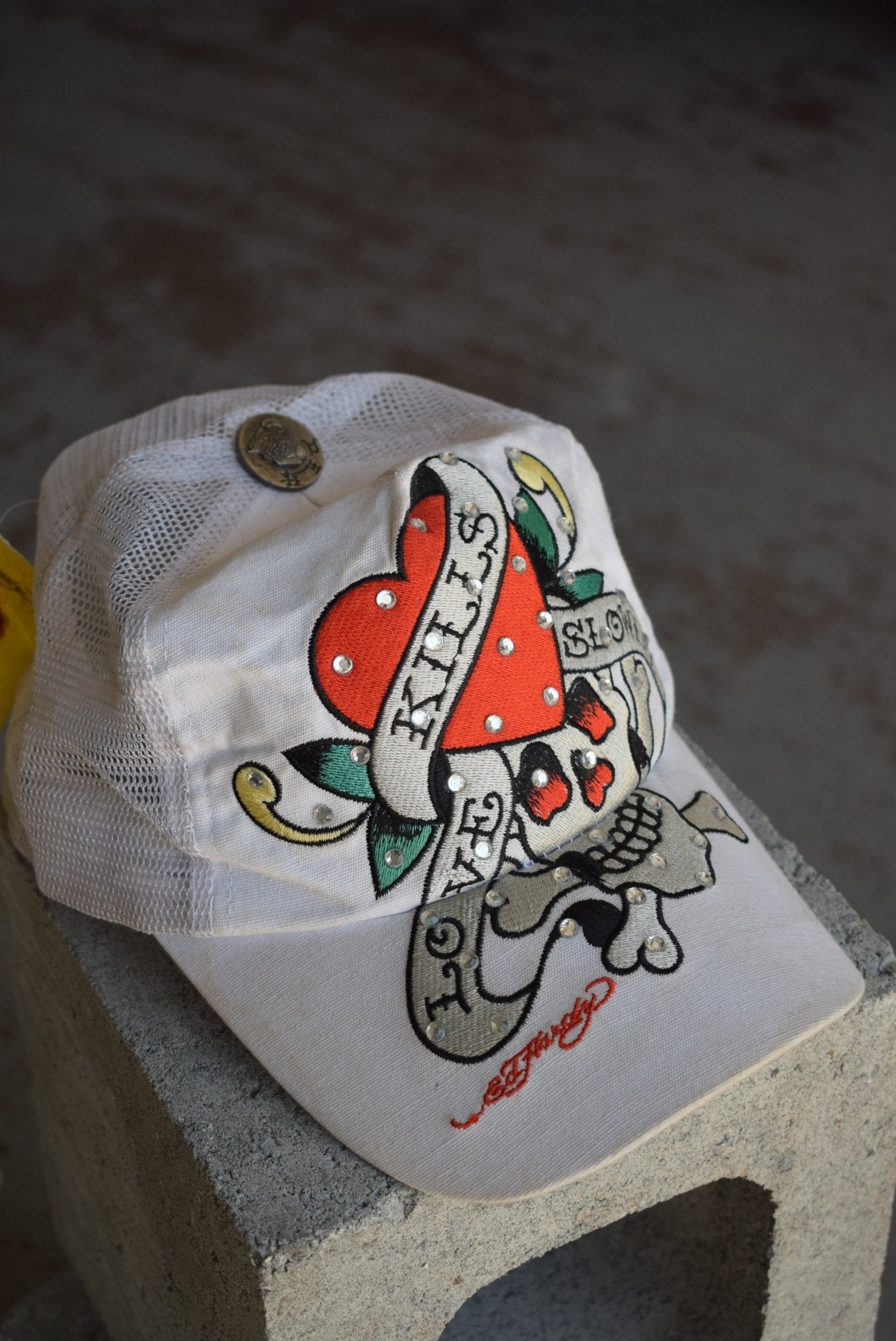*Deadstock* Vintage Ed Hardy Embroidered Hat - Retrospective Store