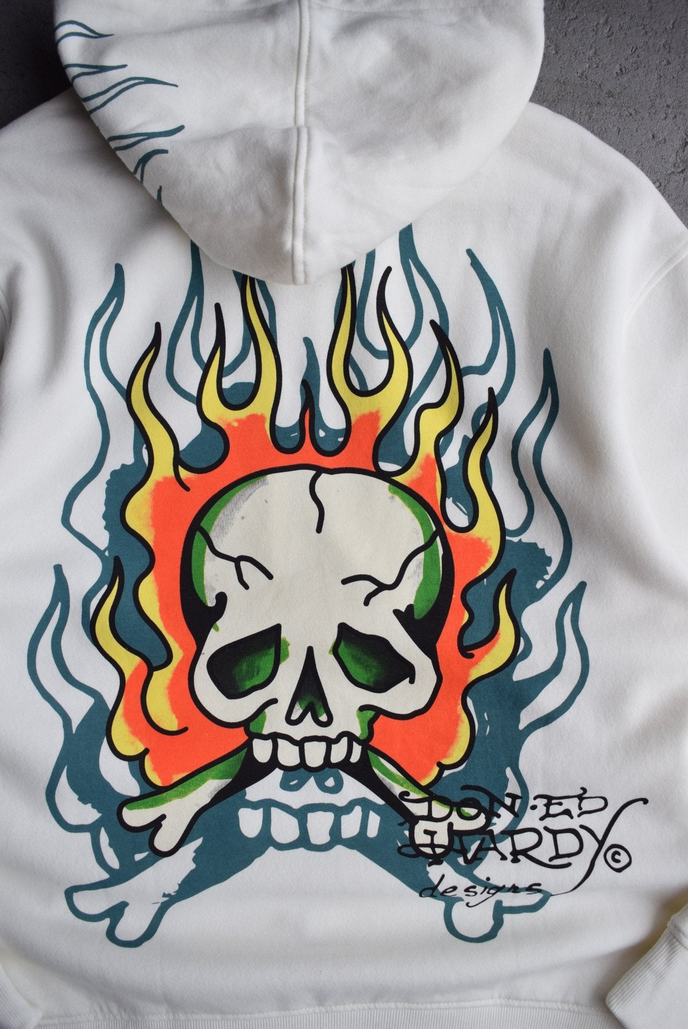 *Deadstock* Vintage Ed Hardy Graphic Full - Zip Hoodie (M/L) - Retrospective Store