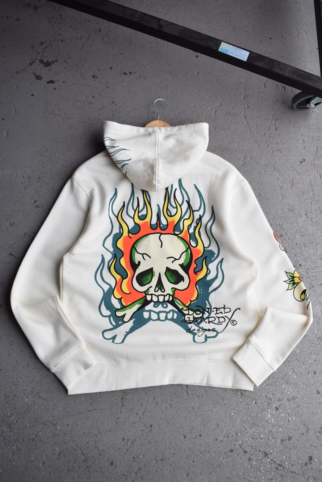 *Deadstock* Vintage Ed Hardy Graphic Full - Zip Hoodie (M/L) - Retrospective Store