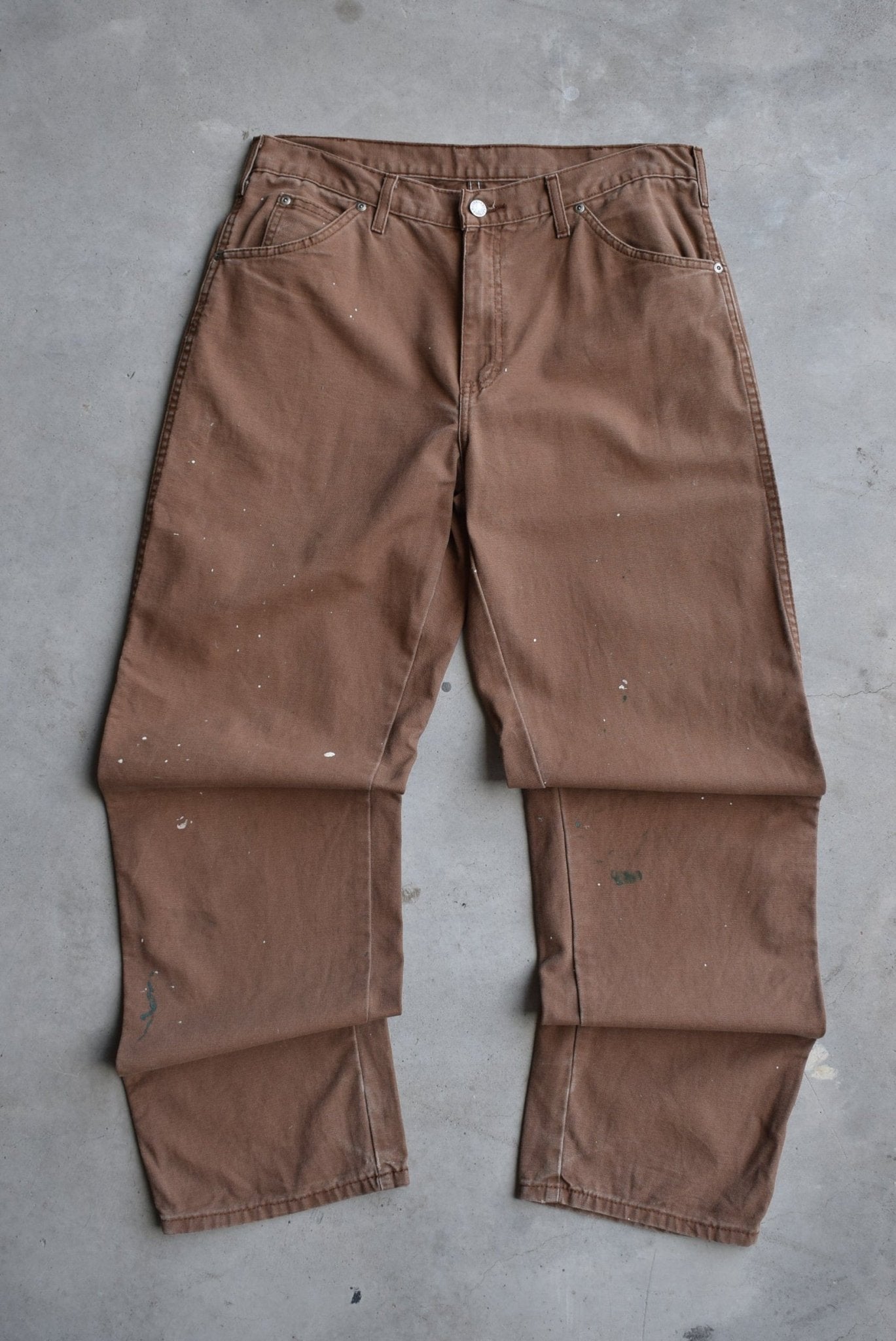 Dickies Brown Workwear Pants — 2000s (32) - Retrospective Store