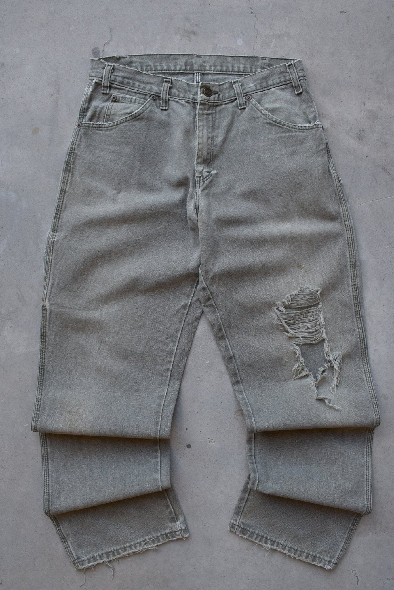 Dickies Green Carpenter Pants — 2000s (32) - Retrospective Store