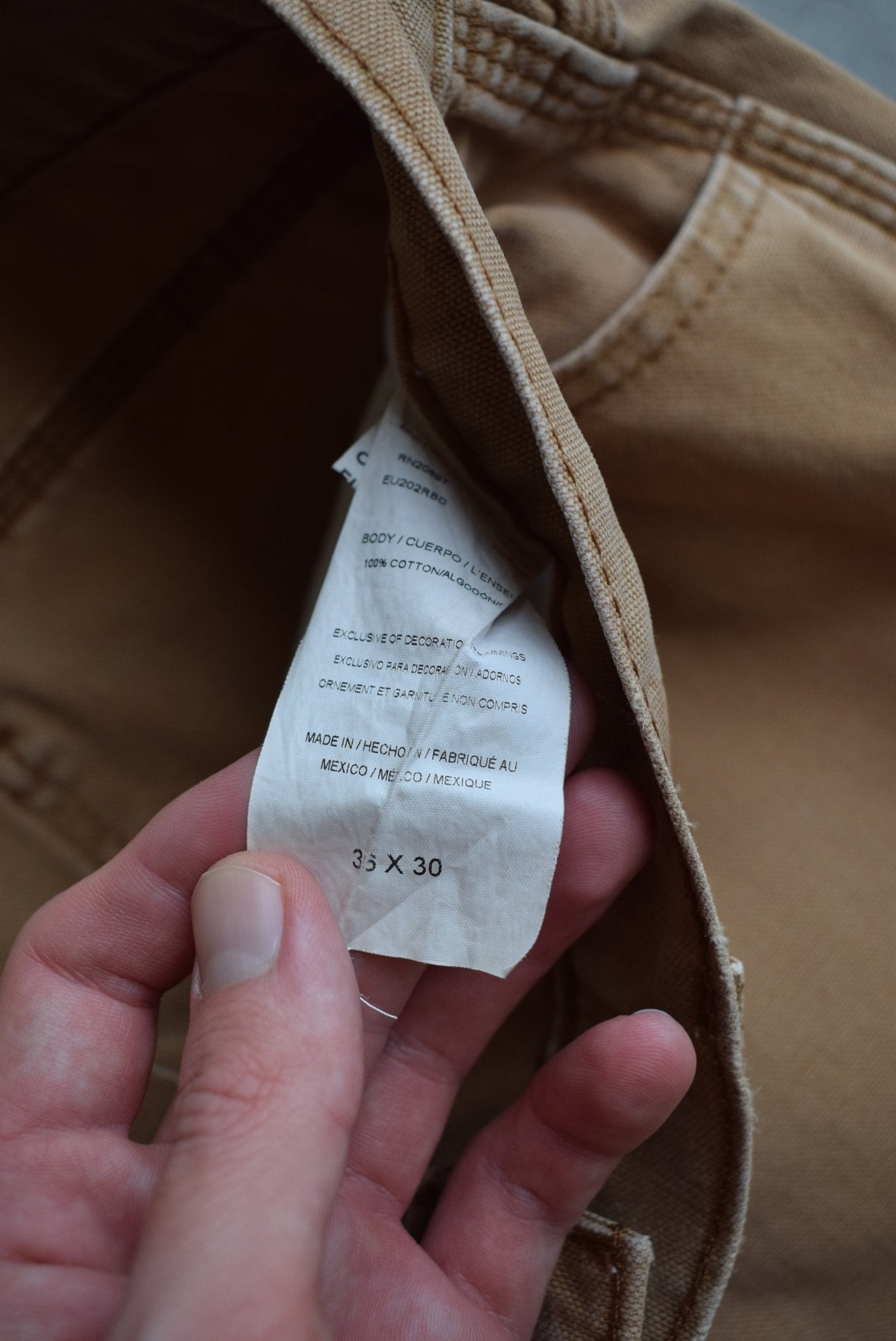 Dickies Tan Carpenter Pants — 2000s (36) - Retrospective Store
