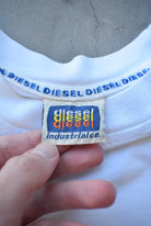 Diesel Industries White Graphic Tee — 1990s (M) - Retrospective Store