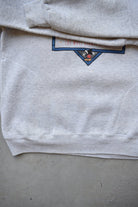 Disney Mickey Mouse Grey Graphic Crewneck — 1990s (M) - Retrospective Store